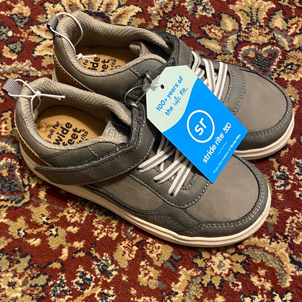 Stride Rite Charcoal Sneakers